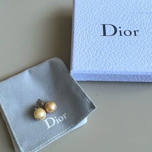 Dior Pearl Dior Stud Earrings